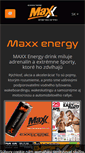 Mobile Screenshot of maxxenergydrink.com